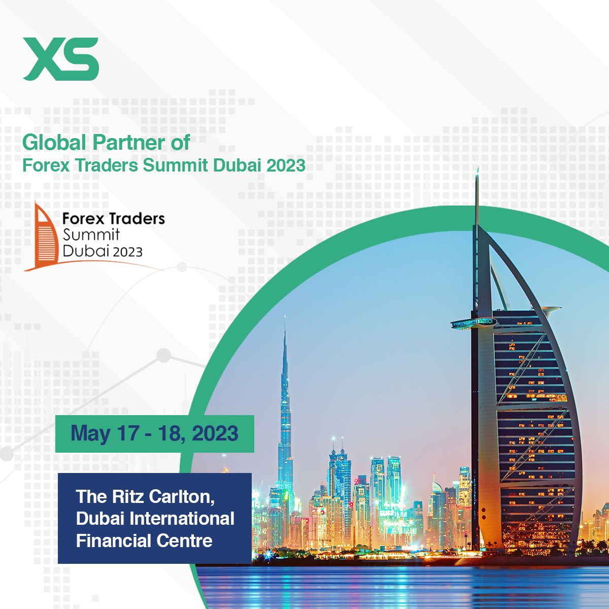 مجموعة إكس أس تعلن رعايتها لمؤتمر قمة المتداولين في دبي بصفتها الشريك العالمي