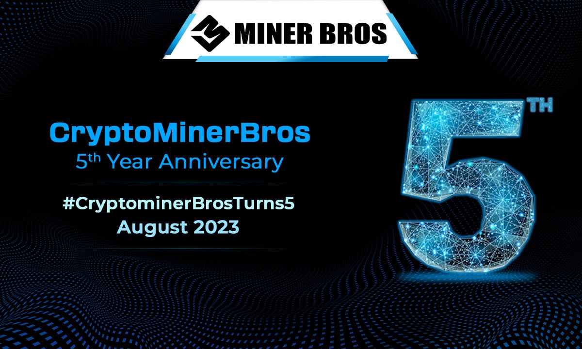 شركة Crypto Miner Bros تحتفل بمرور 5 سنوات على بناء المستقبل في مجتمع التعدين للعملات المشفرة