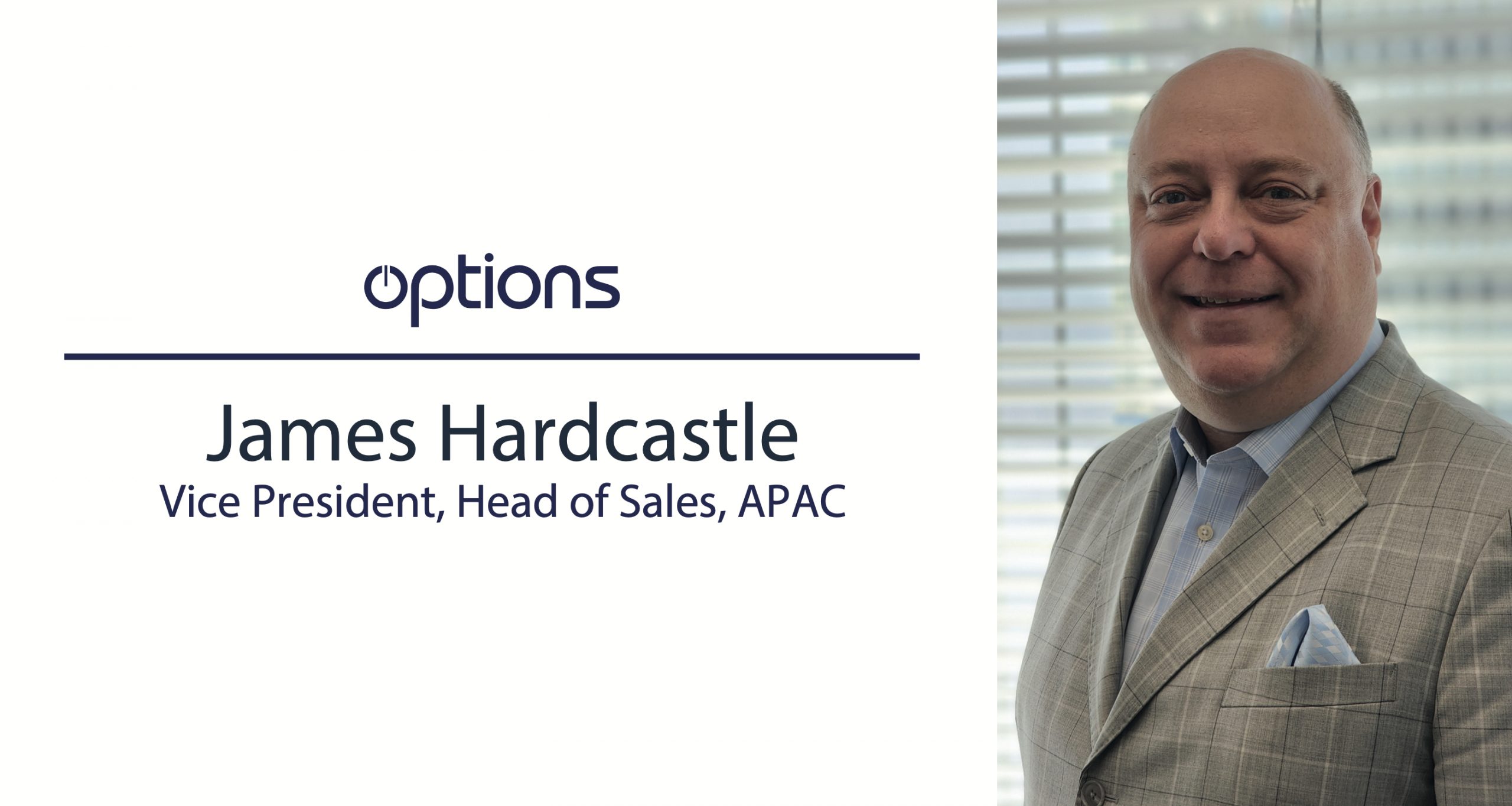 تعيين جيمس هاردكاسل نائباً لرئيس المبيعات في منطقة آسيا والمحيط الهادئ في Options