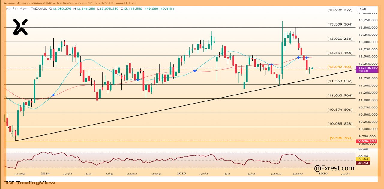 تحليل فني لمؤشر قطاع البنوك السعودية (TBNI)