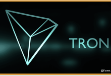 تمثيل مرئي لتعاون RHEA Finance و TRON مع مؤشرات السيولة الضخمة والعملات المستقرة USDT.